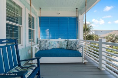 Charming Sunset Beach House custom built in 2023 is simply on Oyster Bay Golf Links in North Carolina - for sale on GolfHomes.com, golf home, golf lot