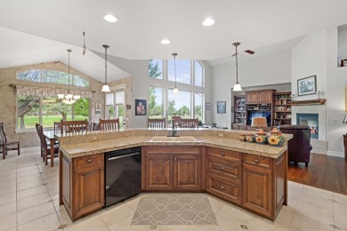 This stunning custom home boasts a vaulted, open floor plan on Eagle Crest Golf Resort - Resort Course in Oregon - for sale on GolfHomes.com, golf home, golf lot