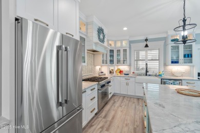 Charming Sunset Beach House custom built in 2023 is simply on Oyster Bay Golf Links in North Carolina - for sale on GolfHomes.com, golf home, golf lot
