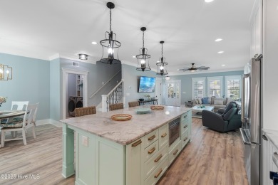 Charming Sunset Beach House custom built in 2023 is simply on Oyster Bay Golf Links in North Carolina - for sale on GolfHomes.com, golf home, golf lot