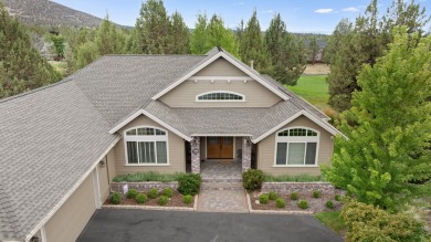 This stunning custom home boasts a vaulted, open floor plan on Eagle Crest Golf Resort - Resort Course in Oregon - for sale on GolfHomes.com, golf home, golf lot
