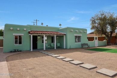Excellent Opportunity to Own A  Historic Santa Fe Territorial on Encanto 18 Golf Course in Arizona - for sale on GolfHomes.com, golf home, golf lot