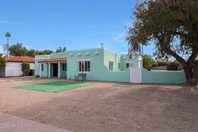 Excellent Opportunity to Own A  Historic Santa Fe Territorial on Encanto 18 Golf Course in Arizona - for sale on GolfHomes.com, golf home, golf lot