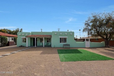 Excellent Opportunity to Own A  Historic Santa Fe Territorial on Encanto 18 Golf Course in Arizona - for sale on GolfHomes.com, golf home, golf lot