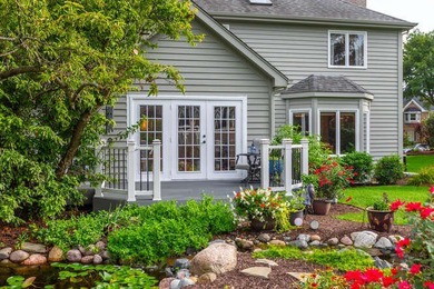 Welcome to this exquisite home nestled down a tree-lined street on White Eagle Golf Club in Illinois - for sale on GolfHomes.com, golf home, golf lot