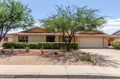 Discover the charm of this inviting 2-bedroom, 2-bath Sun City on Pebblebrook Golf Course in Arizona - for sale on GolfHomes.com, golf home, golf lot