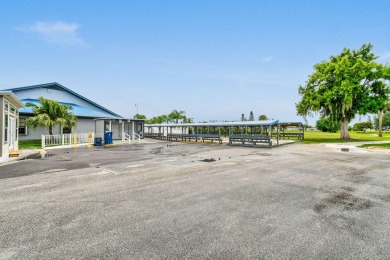 Discover resort-style living on the scenic shores of Lake on Blue Cypress Golf and RV Resort in Florida - for sale on GolfHomes.com, golf home, golf lot