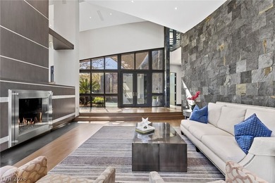 Architecturally striking & truly one-of-a-kind, this on TPC at Summerlin in Nevada - for sale on GolfHomes.com, golf home, golf lot