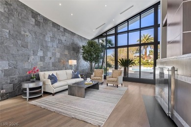 Architecturally striking & truly one-of-a-kind, this on TPC at Summerlin in Nevada - for sale on GolfHomes.com, golf home, golf lot