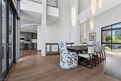 Architecturally striking & truly one-of-a-kind, this on TPC at Summerlin in Nevada - for sale on GolfHomes.com, golf home, golf lot