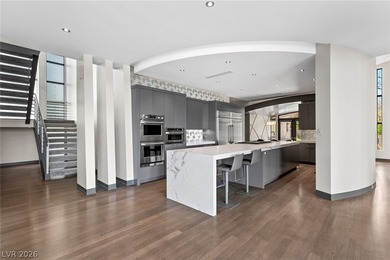 Architecturally striking & truly one-of-a-kind, this on TPC at Summerlin in Nevada - for sale on GolfHomes.com, golf home, golf lot