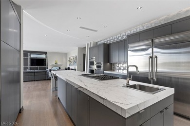 Architecturally striking & truly one-of-a-kind, this on TPC at Summerlin in Nevada - for sale on GolfHomes.com, golf home, golf lot