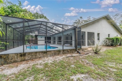 BEAUTIFUL SPACIOUS POOL HOME! This 4 bedroom 2 1/2 baths & 2 car on Sugarmill Woods Golf and Country Club in Florida - for sale on GolfHomes.com, golf home, golf lot