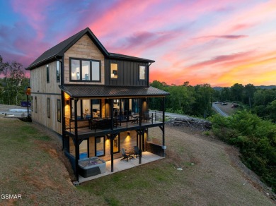 Luxury New Construction Pool Cabin showcasing panoramic views of on Sevierville Golf Club in Tennessee - for sale on GolfHomes.com, golf home, golf lot