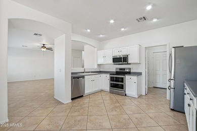 Welcome to this beautifully refreshed two-story 2,659 sq ft home on The Golf Club At Johnson Ranch in Arizona - for sale on GolfHomes.com, golf home, golf lot