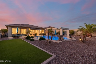 Prepare to be impressed by this spectacular single-level TurnKey on Estrella Mountain Ranch Golf Course in Arizona - for sale on GolfHomes.com, golf home, golf lot