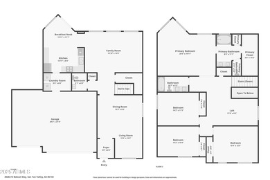 Welcome to this beautifully refreshed two-story 2,659 sq ft home on The Golf Club At Johnson Ranch in Arizona - for sale on GolfHomes.com, golf home, golf lot