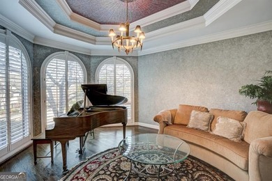 Nestled in the heart of the exclusive, gated community of Laurel on Laurel Springs Golf Club in Georgia - for sale on GolfHomes.com, golf home, golf lot