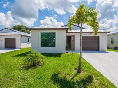 Step into this 2023 Newly Built home on a Land Lease for $831 a on Spanish Lakes Fairways in Florida - for sale on GolfHomes.com, golf home, golf lot