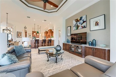 Overlooking the 18th hole of the renowned Shadow Wood Country on Shadow Wood Preserve in Florida - for sale on GolfHomes.com, golf home, golf lot