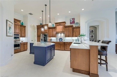 Overlooking the 18th hole of the renowned Shadow Wood Country on Shadow Wood Preserve in Florida - for sale on GolfHomes.com, golf home, golf lot