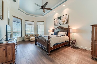 Overlooking the 18th hole of the renowned Shadow Wood Country on Shadow Wood Preserve in Florida - for sale on GolfHomes.com, golf home, golf lot