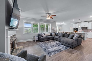 Fall in love with this like new, craftsman style home in Lake on The Highlands Course at Lake Arrowhead in Georgia - for sale on GolfHomes.com, golf home, golf lot