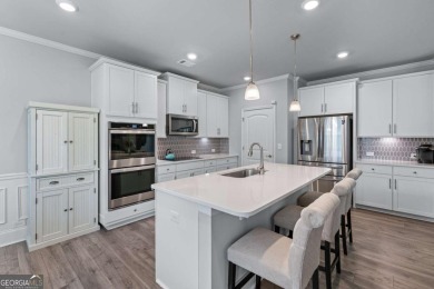 Fall in love with this like new, craftsman style home in Lake on The Highlands Course at Lake Arrowhead in Georgia - for sale on GolfHomes.com, golf home, golf lot