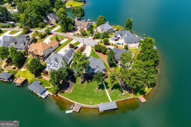 Stunning Lakefront Retreat with 225+ Feet of Shoreline  Welcome on Fairfield Plantation Golf and Country Club in Georgia - for sale on GolfHomes.com, golf home, golf lot