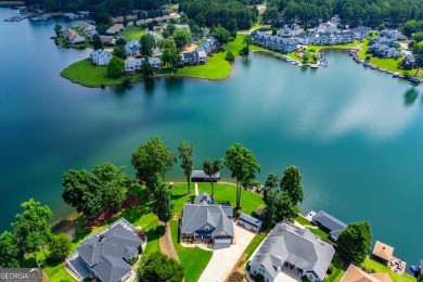 Stunning Lakefront Retreat with 225+ Feet of Shoreline  Welcome on Fairfield Plantation Golf and Country Club in Georgia - for sale on GolfHomes.com, golf home, golf lot