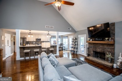Stunning Lakefront Retreat with 225+ Feet of Shoreline  Welcome on Fairfield Plantation Golf and Country Club in Georgia - for sale on GolfHomes.com, golf home, golf lot
