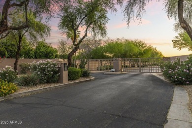 Located in the heart of Scottsdale behind private gates, this on Starfire At Scottsdale Country Club in Arizona - for sale on GolfHomes.com, golf home, golf lot