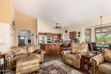 BEAUTIFUL CUSTOM HERMOSA w/ AMAZING VIEWS in the ADULT COMMUNITY on Oakwood Golf Club  in Arizona - for sale on GolfHomes.com, golf home, golf lot