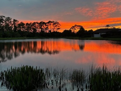 Beautiful sunset & water views from this 4 Bed 3 Full baths, 2 on Eagle Creek Golf and Country Club in Florida - for sale on GolfHomes.com, golf home, golf lot