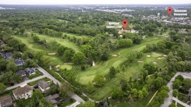 At first glance, this brick and sided split-level home may on Ravisloe Country Club in Illinois - for sale on GolfHomes.com, golf home, golf lot