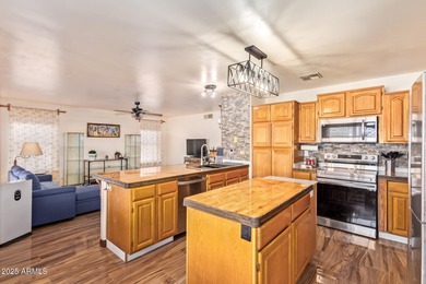 Amazing Pool Home right on the Golf Course!! Fresh Exterior on Arizona City Golf Club in Arizona - for sale on GolfHomes.com, golf home, golf lot