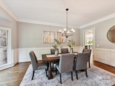 Discover the epitome of luxury living in this stunning executive on Ballantyne Resort and Country Club in North Carolina - for sale on GolfHomes.com, golf home, golf lot