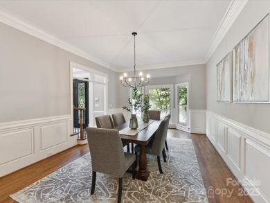 Discover the epitome of luxury living in this stunning executive on Ballantyne Resort and Country Club in North Carolina - for sale on GolfHomes.com, golf home, golf lot