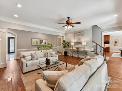 Discover the epitome of luxury living in this stunning executive on Ballantyne Resort and Country Club in North Carolina - for sale on GolfHomes.com, golf home, golf lot