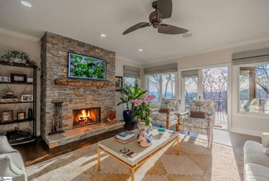 From the first step inside, this 3,334 SF home reveals itself as on The Cliffs at Glassy Golf and Country Club in South Carolina - for sale on GolfHomes.com, golf home, golf lot