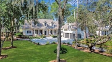 Gorgeous Lowcountry home on the 7th hole of the Signature Jack on Colleton River Plantation Club in South Carolina - for sale on GolfHomes.com, golf home, golf lot