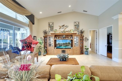 The *Savannah* by Rosecorp Homes-- beautiful *Great Room* floor on River Wilderness Golf and Country Club in Florida - for sale on GolfHomes.com, golf home, golf lot