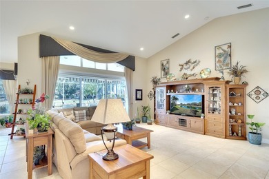 The *Savannah* by Rosecorp Homes-- beautiful *Great Room* floor on River Wilderness Golf and Country Club in Florida - for sale on GolfHomes.com, golf home, golf lot