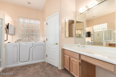 This beautiful four-bedroom, three-bathroom home is located in a on The Legend at Arrowhead in Arizona - for sale on GolfHomes.com, golf home, golf lot