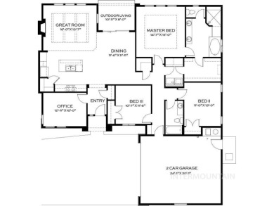 Welcome home to the gorgeous Alder floorplan by Tresidio Homes on Falcon Crest Golf Club in Idaho - for sale on GolfHomes.com, golf home, golf lot