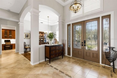 Schedule a private showing to tour this 4-bedroom, 4-bath pool on Laurel Oak Country Club in Florida - for sale on GolfHomes.com, golf home, golf lot