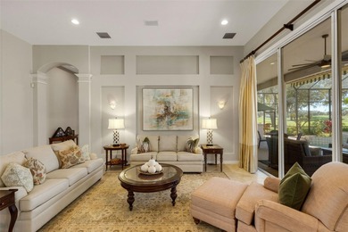 Schedule a private showing to tour this 4-bedroom, 4-bath pool on Laurel Oak Country Club in Florida - for sale on GolfHomes.com, golf home, golf lot