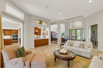 Schedule a private showing to tour this 4-bedroom, 4-bath pool on Laurel Oak Country Club in Florida - for sale on GolfHomes.com, golf home, golf lot