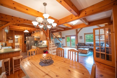 Gorgeous 2003 post and beam with mountain views and great on Hermitage Club Golf Course in Vermont - for sale on GolfHomes.com, golf home, golf lot