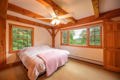 Gorgeous 2003 post and beam with mountain views and great on Hermitage Club Golf Course in Vermont - for sale on GolfHomes.com, golf home, golf lot